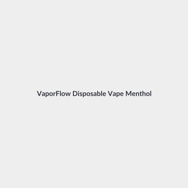 VaporFlow Disposable Vape Menthol 